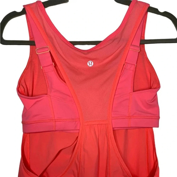 Lululemon Run For Your Money Tank Top in Coral - Picture 5 of 6